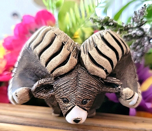 Sheep big horn figurine - horn,