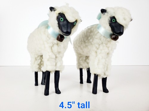 Vintage pair sheep - vintage, of